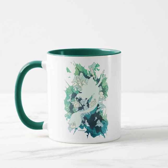 Mug La Silhouette De Petite Sirène (Gauche)