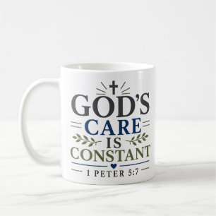 Mug La sollicitude de Dieu est constante, foi chrétien