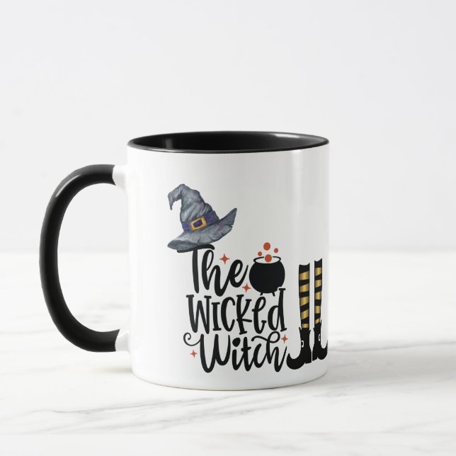 Mug La sorcière méchante - Sorcières Casquette & Bas (Gauche)
