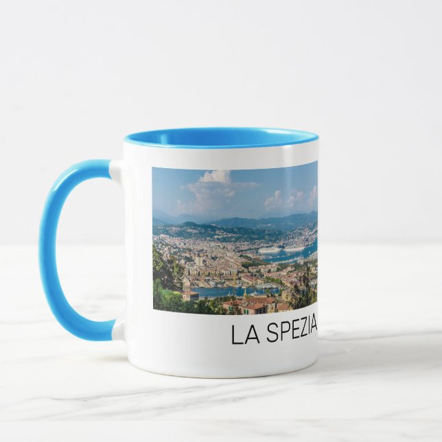 Mug La Spezia Cityscape Ligurie Italie Vacances Souven (Gauche)