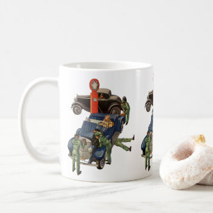 Mug La station-service de Joe, entreprise vintage