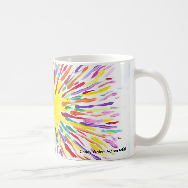 Mug La sucrerie arrose l'artiste d'autisme (Droite)