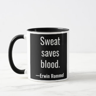 Mug La sueur sauve le sang. Erwin Rommel
