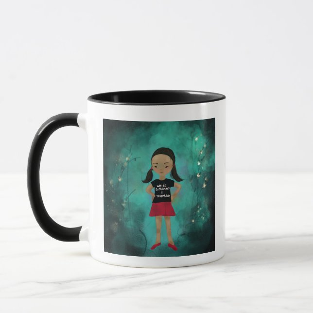 Mug La suprématie blanche est la muqueuse du terrorism (Gauche)