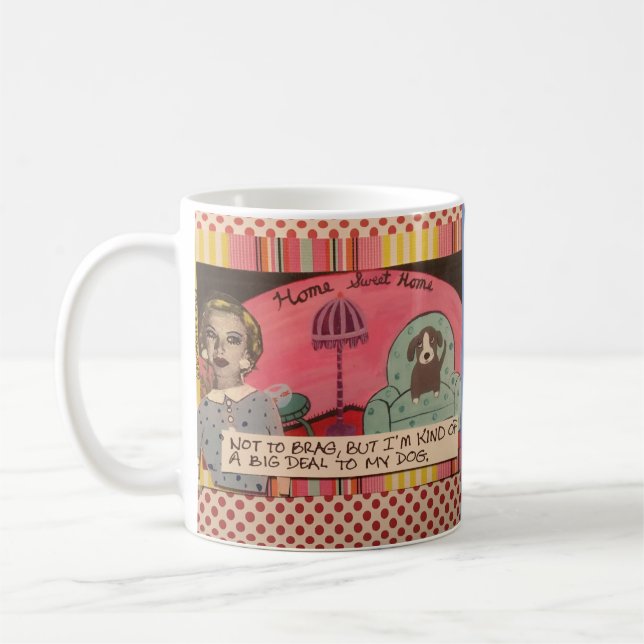 Mug La Tasse-Non à vanter, mais moi suis un peu une (Gauche)