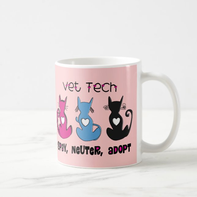Mug La technologie de vétérinaire STÉRILISENT NEUTRE (Droite)