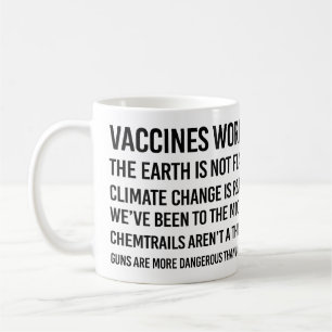 Mug La terre n'est pas plate et le changement climatiq