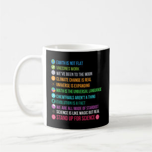Mug La Terre N'Est Pas Une Position Plate Pour La Scie