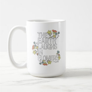 Mug La Terre rit de fleurs