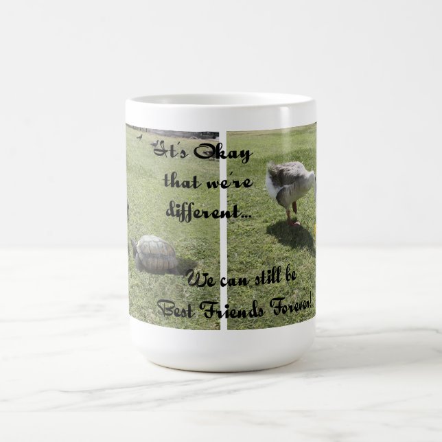Mug La tortue et l'oie (avec texte) (Centre)