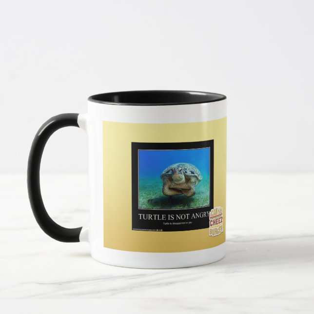 Mug La tortue n'est pas fâchée (Gauche)