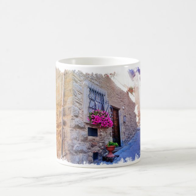 Mug La Toscane. L'Italie. Cortona (Centre)
