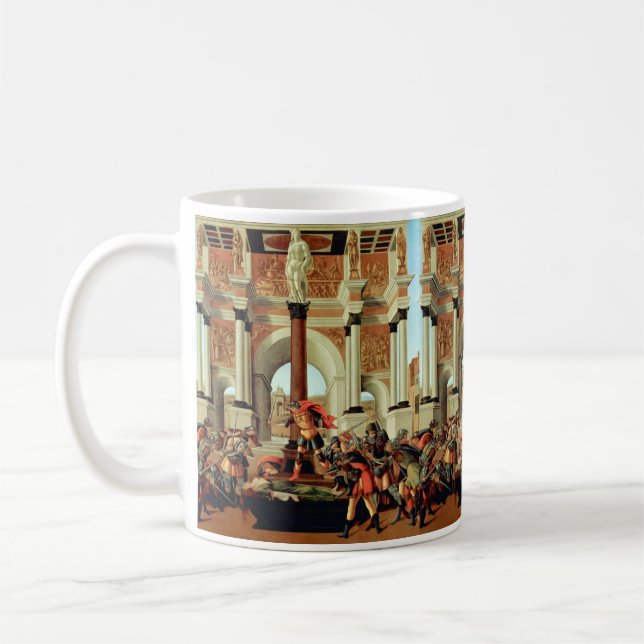 Mug La tragédie de Lucretia par Sandro Botticelli (Gauche)