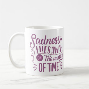 MUG LA TRISTESSE S'ÉLOIGNE SUR LES AILES DU TEMPS