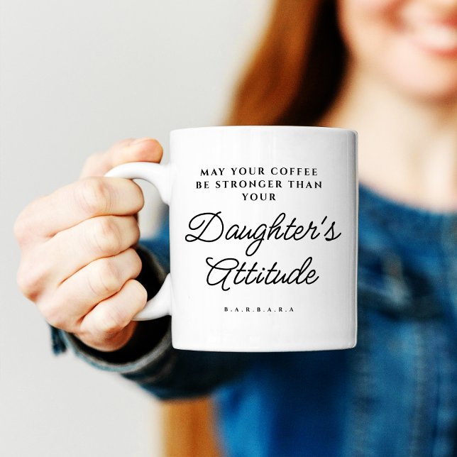 MUG LA VIE AMUSANTE DE LA MÈRE PEUT VOTRE CAFÉ (Créateur téléchargé)