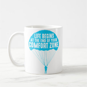 Mug La vie commence à la fin de votre zone de confort
