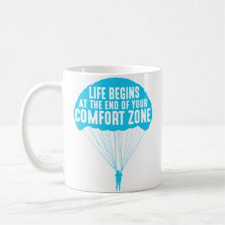 Mug La vie commence à la fin de votre zone de confort 