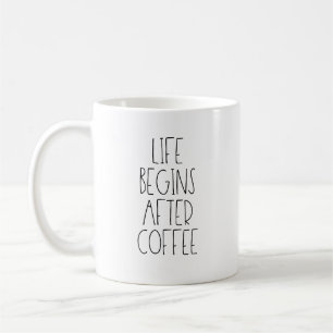Mug La vie commence après café