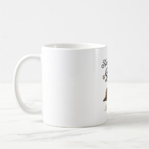 Mug La vie de papa Terre-Neuve est rude Vintage T-shir