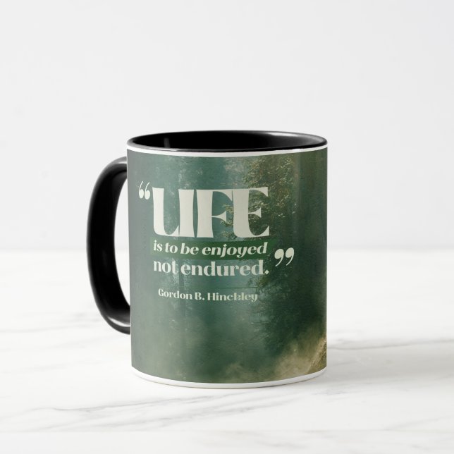 Mug La Vie Doit Être Jouie (Devant gauche)