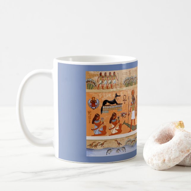 Mug La vie égyptienne antique (Avec donut)