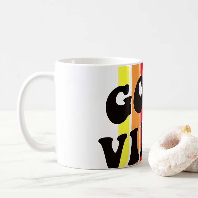 Mug La vie est bonne. Good Vibes (Avec donut)