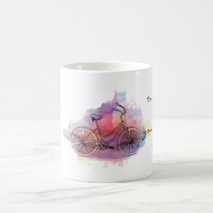 Mug La vie est comme monter une bicyclette