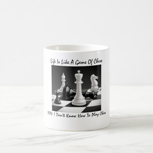 Mug "La Vie Est Comme Un Jeu D'Échecs" (Centre)