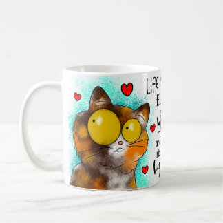 Mug La vie est courte Accrochez votre moelle à café