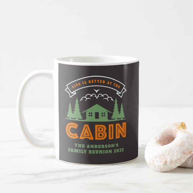 Mug La vie est meilleure à la Réunion de la famille Ca (Avec donut)