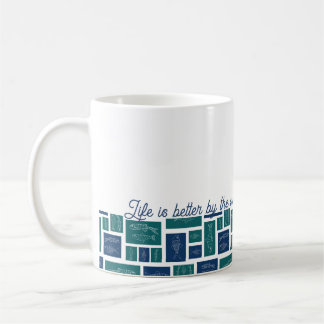 Mug La vie est meilleure au bord de la mer - Motif de 