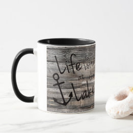 MUG LA VIE EST MEILLEURE AU LAC |