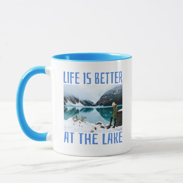 Mug La vie est meilleure au lac (Gauche)