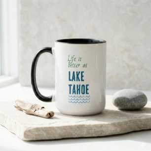 Mug La vie est meilleure au lac
