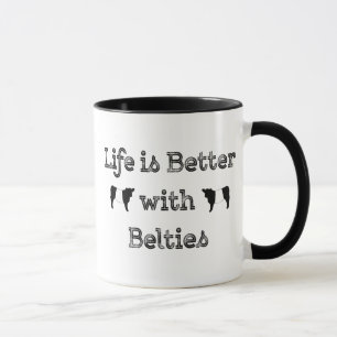 Mug La vie est meilleure avec les vaches Belties Belti