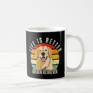 Mug La vie est meilleure avec un Golden Retriever, Amo