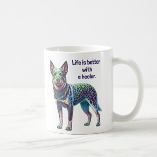 Mug La vie est meilleure avec un Heeler