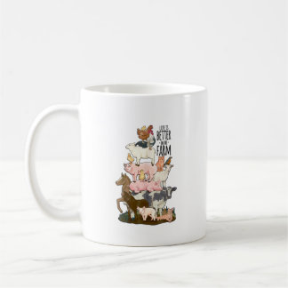 Mug La Vie Est Meilleure Dans L'Agriculture Amusante D