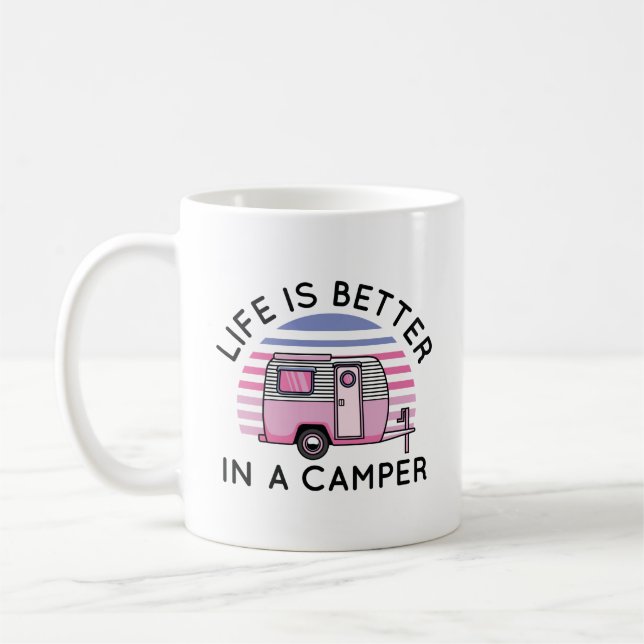 Mug La Vie Est Meilleure Dans Un Camper (Gauche)