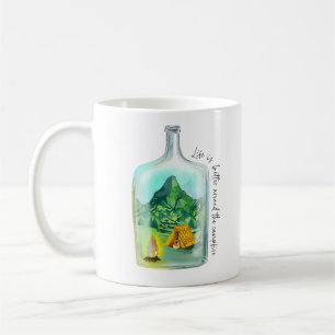 Mug La Vie Est Mieux Autour Du Feu De Campagne