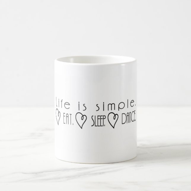 Mug La vie est simple (Centre)