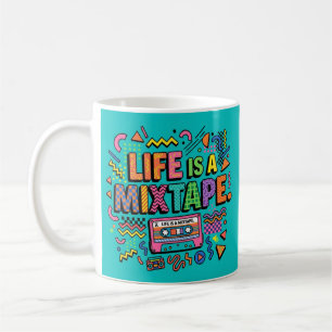 Mug La vie est une mixtape cassette rétro musique
