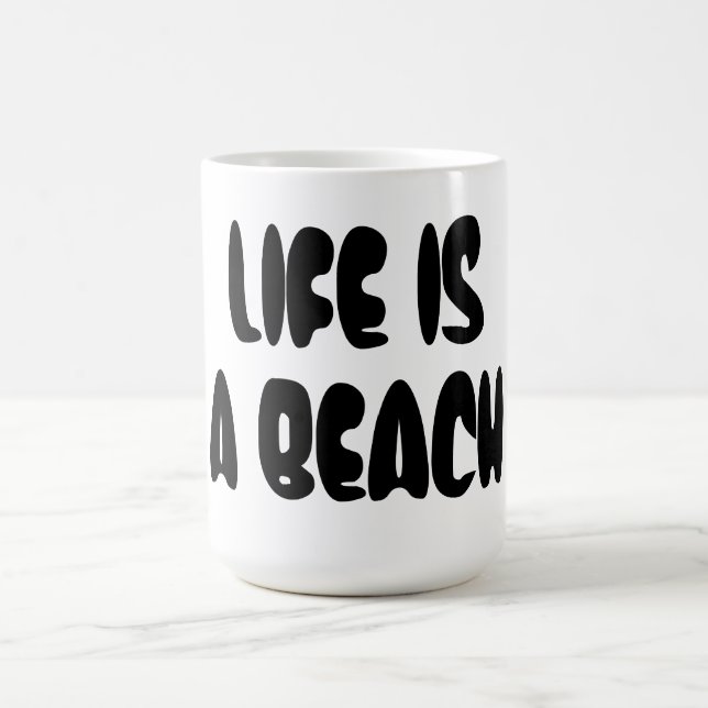 Mug La vie est une plage (Centre)