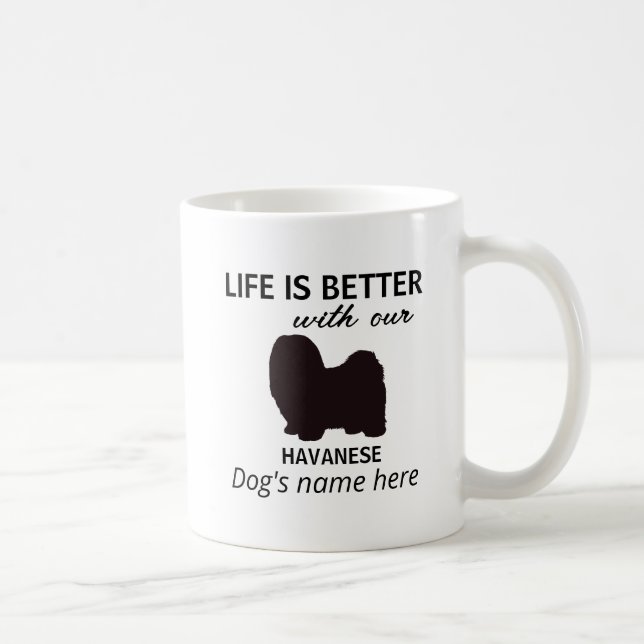 Mug La vie Havanaise est mieux personnalisée (Droite)