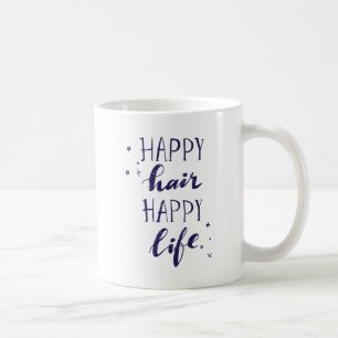 Mug La vie heureuse de cheveux heureux