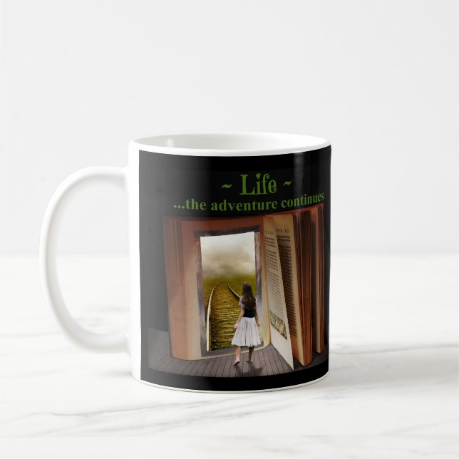 Mug La vie, l'aventure continue (Gauche)