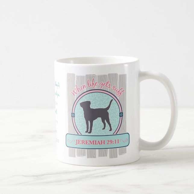 Mug La vie obtient Ruff, 29:11 de Jérémie avec (Droite)