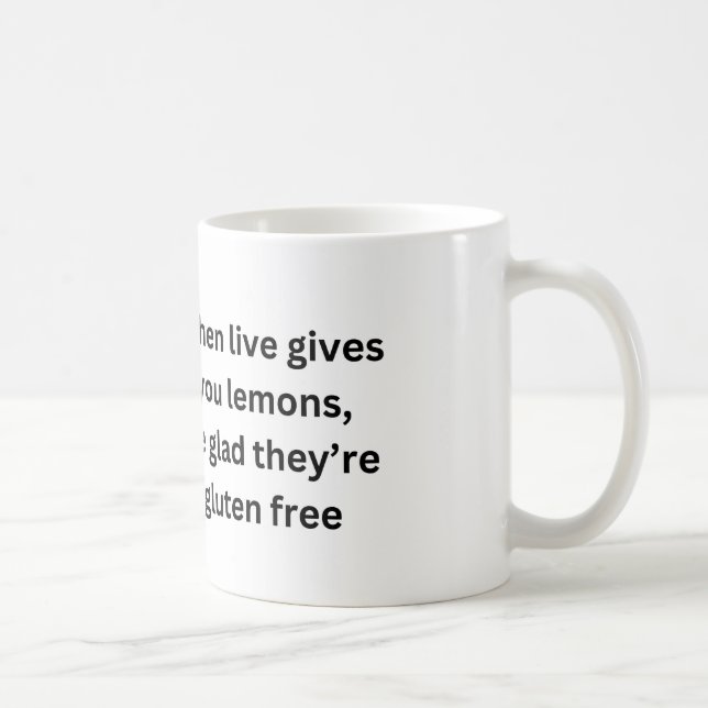 Mug La vie vous donne des citrons - sans gluten Musiqu (Droite)