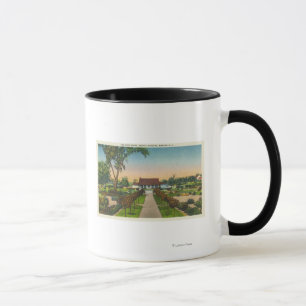 Mug La vue extérieure de Hoopes fait du jardinage
