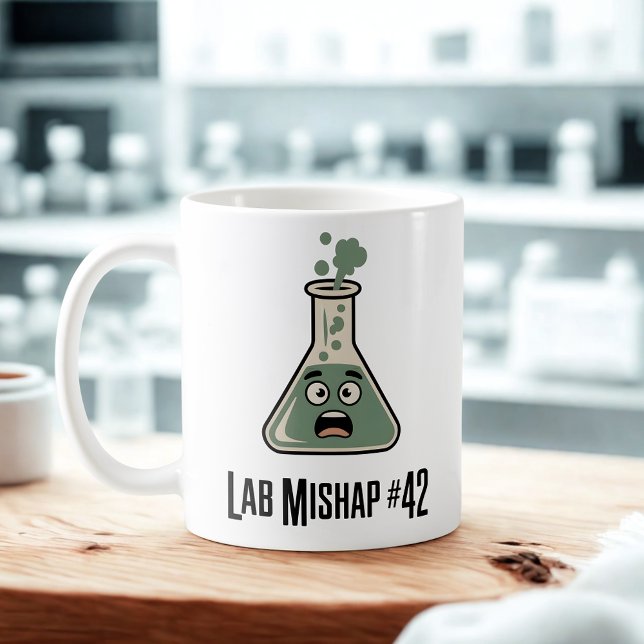 Mug Lab Mishap #42 | Chemistry Chaos Design   (Créateur téléchargé)